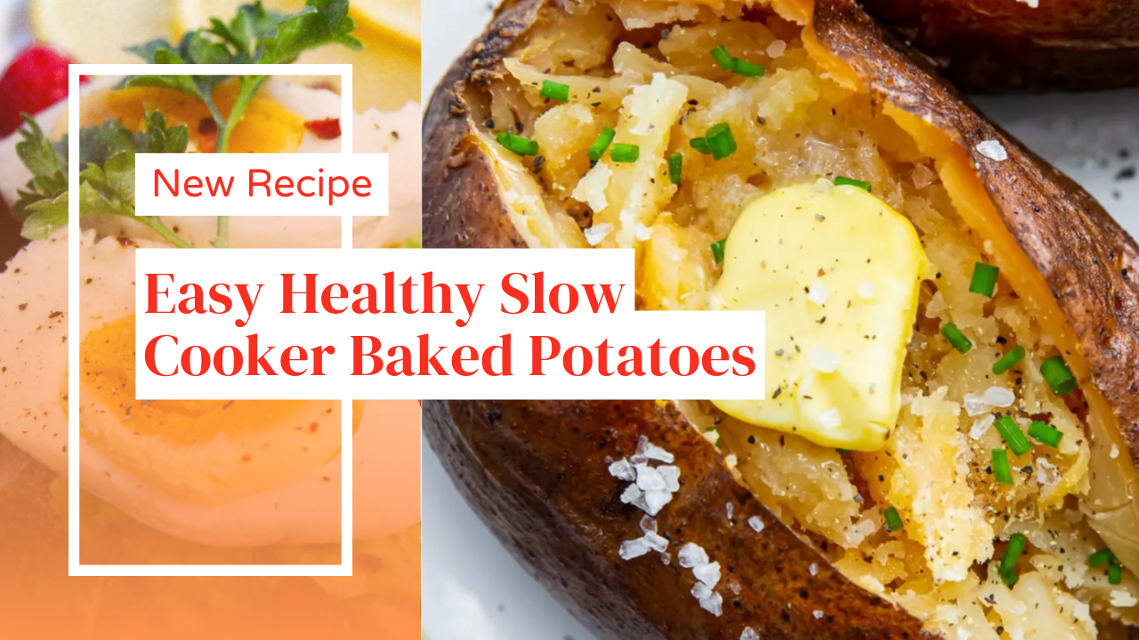 Slow Cooker Baked Potatoes – FryRecipe.com
